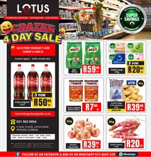 Lotus Fresh Produce / Prayer Goods : 4 Days Crazee Deals  (11 June - 14 June 2026)