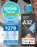 Samsung Galaxy A32-On Freeme 800MB Top Up