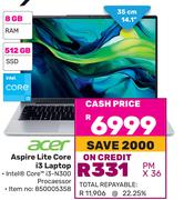 Acer Aspire Lite Core i3 Laptop