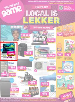 Game : Local Is Lekker (31 August - 22 September 2024), page 1