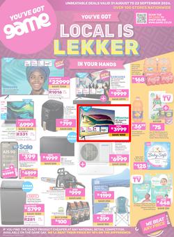 Game : Local Is Lekker (31 August - 22 September 2024), page 1