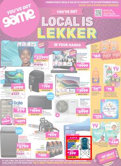 Game : Local Is Lekker (31 August - 22 September 2024), page 1