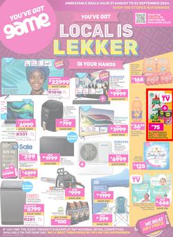 Game : Local Is Lekker (31 August - 22 September 2024), page 1