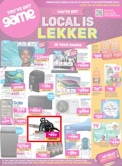 Game : Local Is Lekker (31 August - 22 September 2024), page 1