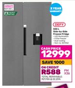 Defy 555L Side By Side Freezer Fridge