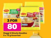Maggi 2 Minute Noodles Assorted-For 3 x 5 x 73g
