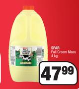 Spar Full Cream Maas-4kg 