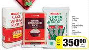 Spar Cake Flour 12.5kg+Spar Super Maize Meal 12.5kg+Spar Parboiled Rice 10kg-Per Combo
