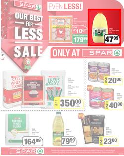 SPAR EASTERN CAPE : Our Best For Less Sale (21 June - 03 July 2022) | Valid In Amahlathi, Bedford, Buffalo Flats, Cala, Centane, Hankey, Indwe, Idutywa, Komga, Lady Frere, Nemato, Patensie, Peddie, page 1