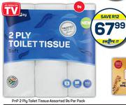 PnP 2 Ply Toilet Tissue Assorted-9's Per Pack