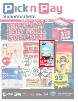 Pick n Pay Eastern Cape : Birthday Specials (08 July - 23 July 2024), page 1