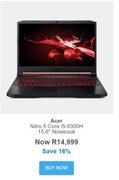 Acer 15.6" Nitro 5 Core i5-9300H Notebook