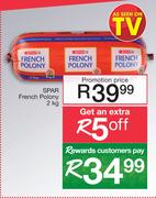 Spar French Polony-2kg