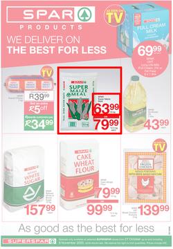 SUPERSPAR COUNTRY EASTERN CAPE : We Deliver On The Best For Less (27 October - 8 November 2020), page 1