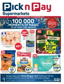 Pick n Pay Eastern Cape : Christmas Specials (11 November - 27 November 2024)