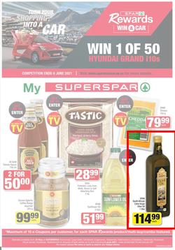 Superspar Western Cape, Cape Gate, Edgemead, Rosemead, Stellenbosch, Mosselbay, Avonwood : My Superspar (24 May - 6 June 2021), page 1