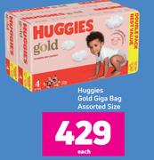 Huggies Gold Giga Bag Assorted Size-Each