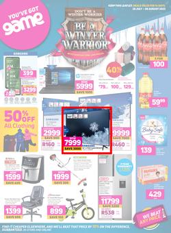 Game : Be A Winter Warrior (26 July - 08 August 2023), page 1