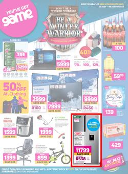 Game : Be A Winter Warrior (26 July - 08 August 2023), page 1