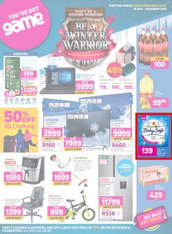 Game : Be A Winter Warrior (26 July - 08 August 2023), page 1