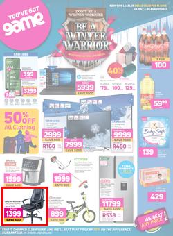 Game : Be A Winter Warrior (26 July - 08 August 2023), page 1