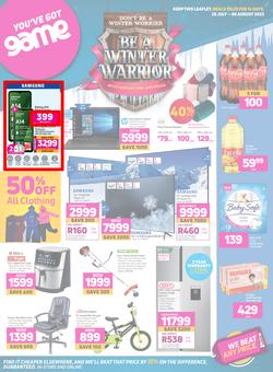 Game : Be A Winter Warrior (26 July - 08 August 2023), page 1