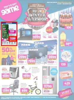 Game : Be A Winter Warrior (26 July - 08 August 2023), page 1