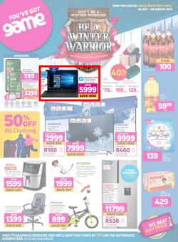 Game : Be A Winter Warrior (26 July - 08 August 2023), page 1
