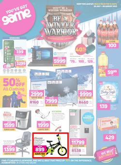 Game : Be A Winter Warrior (26 July - 08 August 2023), page 1