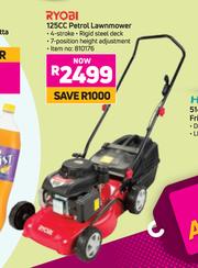 Ryobi 125cc on sale petrol lawnmower