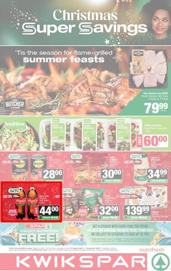 KWIKSPAR Western Cape : Christmas Super Savings (24 November - 07 December 2025), page 1