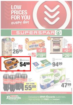 Superspar Gauteng, Mpumalanga, North West, Limpopo, Free State, Northern Cape : Low Prices For You (13 July - 25 July 2021), page 1