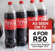 Coca-Cola Original Less Sugar-For 4 x 1.5Ltr