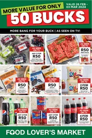 Food Lover's Market Western Cape : More Value For Only 50 Bucks (26 February - 03 March 2024)