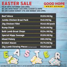 Good Hope Meat Hyper : Easter Specials (12 April - 16 April 2022)
