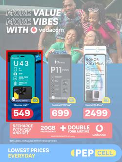 PEP Cell : More Value More Vibes With Vodacom (25 June - 22 July 2025), page 1