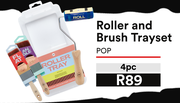 Pop Roller & Brush Trayset 4PC