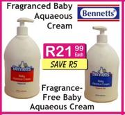 Bennetts Fragranced Baby Aquaeous Cream-Each