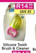 Silicone Tooth Brush & Cleaner-Each