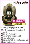 Safeway Voyager Car Seat-Each
