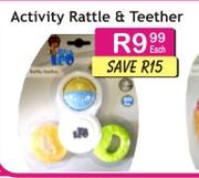 Activity Rattle & Teether-Each