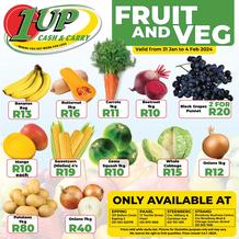 1UP Cash And Carry : Fruit & Veg (31 January - 04 February 2024)