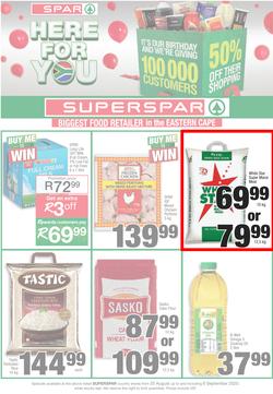 SUPERSPAR COUNTRY EASTERN CAPE : Here For You (25 August - 6 September), page 1