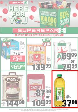 SUPERSPAR COUNTRY EASTERN CAPE : Here For You (25 August - 6 September), page 1