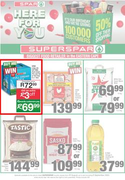 SUPERSPAR COUNTRY EASTERN CAPE : Here For You (25 August - 6 September), page 1
