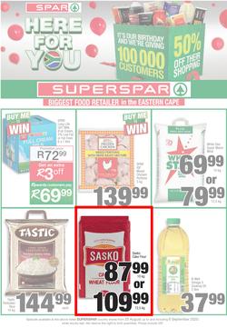 SUPERSPAR COUNTRY EASTERN CAPE : Here For You (25 August - 6 September), page 1