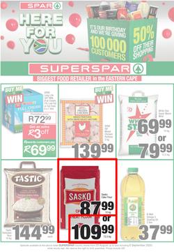 SUPERSPAR COUNTRY EASTERN CAPE : Here For You (25 August - 6 September), page 1