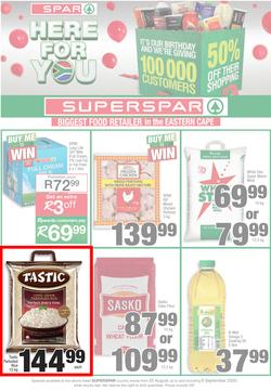 SUPERSPAR COUNTRY EASTERN CAPE : Here For You (25 August - 6 September), page 1