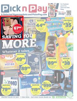 Pick n Pay Eastern Cape : Saving You More (22 January - 07 February 2024), page 1