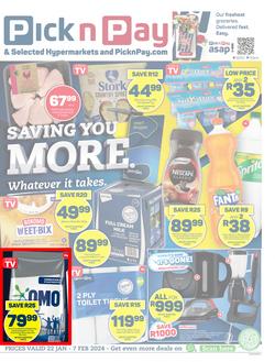 Pick n Pay Eastern Cape : Saving You More (22 January - 07 February 2024), page 1